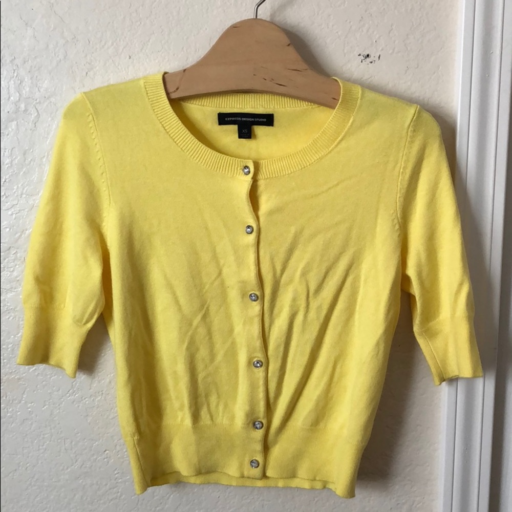 Express Cropped Cardigan